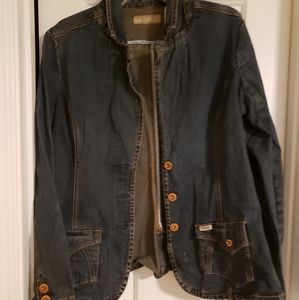 Levi Strauss Signature Ladies XL Blue Jean Jacket